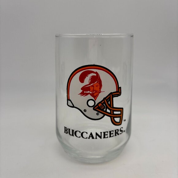 NFL Tampa Bay Buccaneers Retro Football Helmet Logo 5" Collectible Glass - Picture 1 of 13